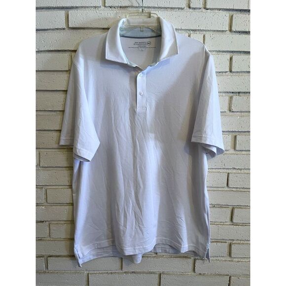 Vineyard‎ Vines Golf Polo Jim Nantz Performance Short Sleeve Shirt Men's Large - Picture 1 of 5